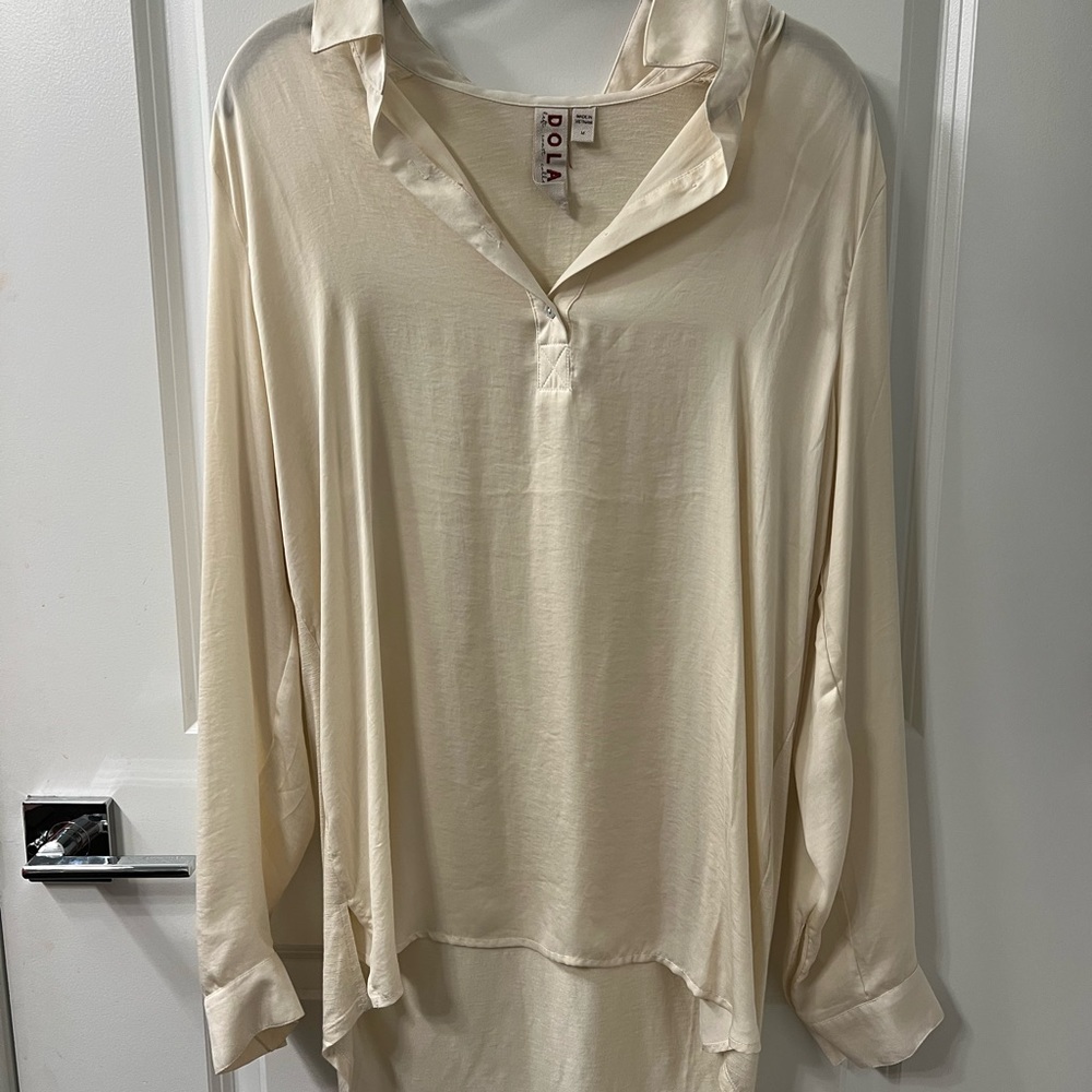 Anthropologie Dolan Cream Top
